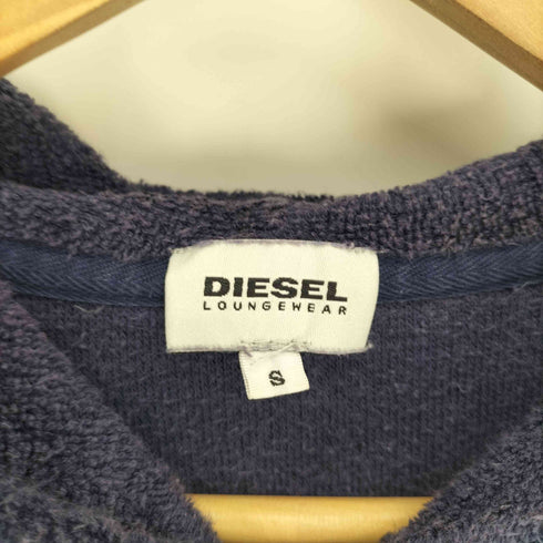 ディーゼル DIESEL パイル地 ジップアップ フーディ パーカー メンズ import:S